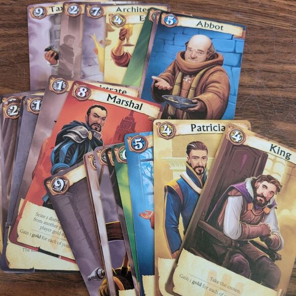 Citadels Game Cards Replacement Pieces Characters Players District Rules Scoring - Picture 5 of 5